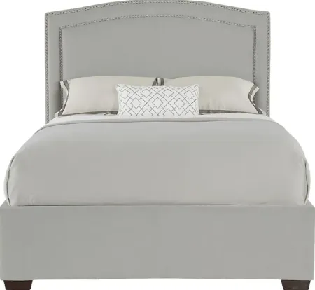 Loden Gray 3 Pc Queen Upholstered Bed