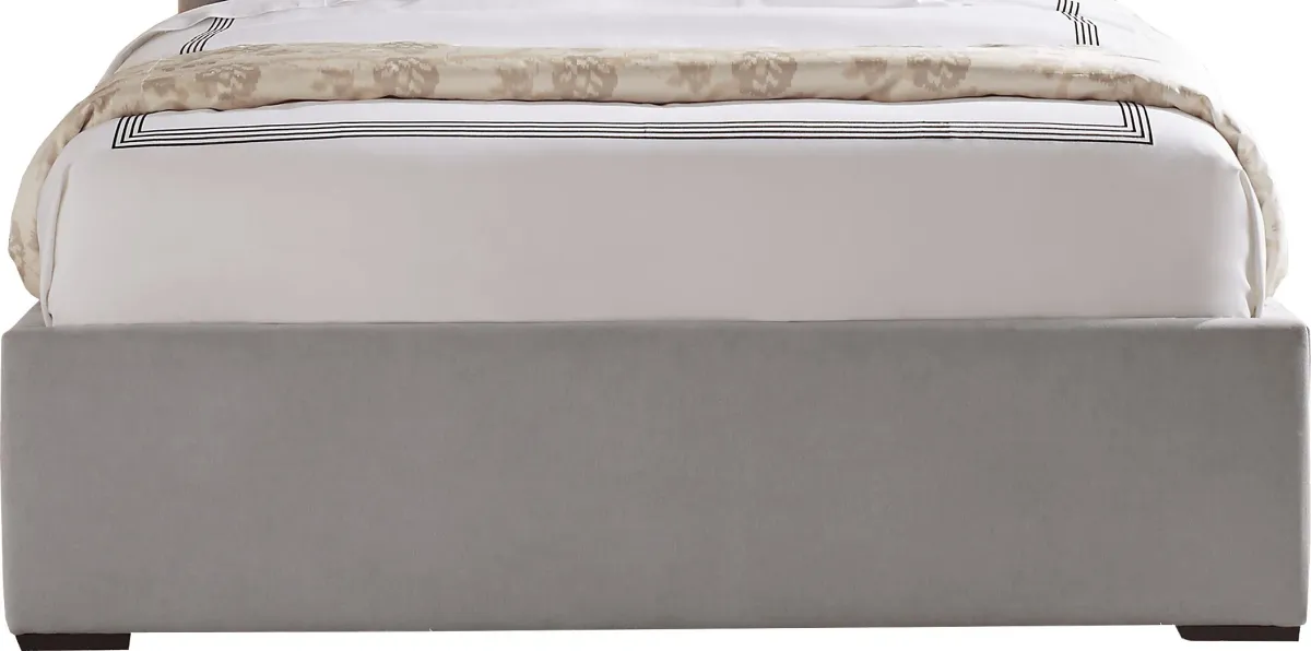 Elridge Dove Gray 3 Pc Queen Upholstered Bed