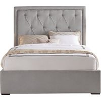 Elridge Dove Gray 3 Pc Queen Upholstered Bed