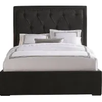 Elridge Black 3 Pc Queen Upholstered Bed