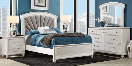 Starlet Lane White 3 Pc Queen Bed
