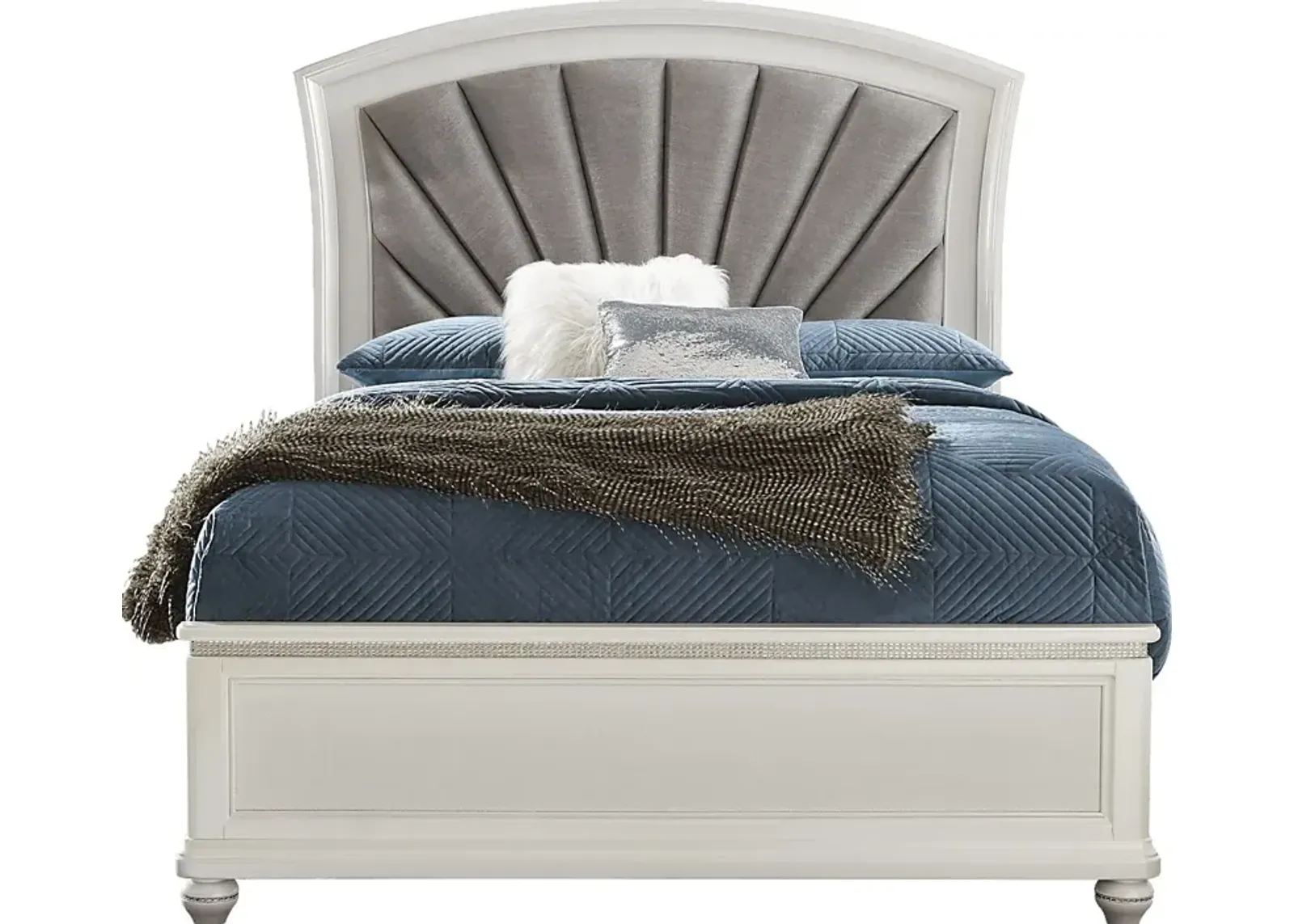 Starlet Lane White 3 Pc Queen Bed