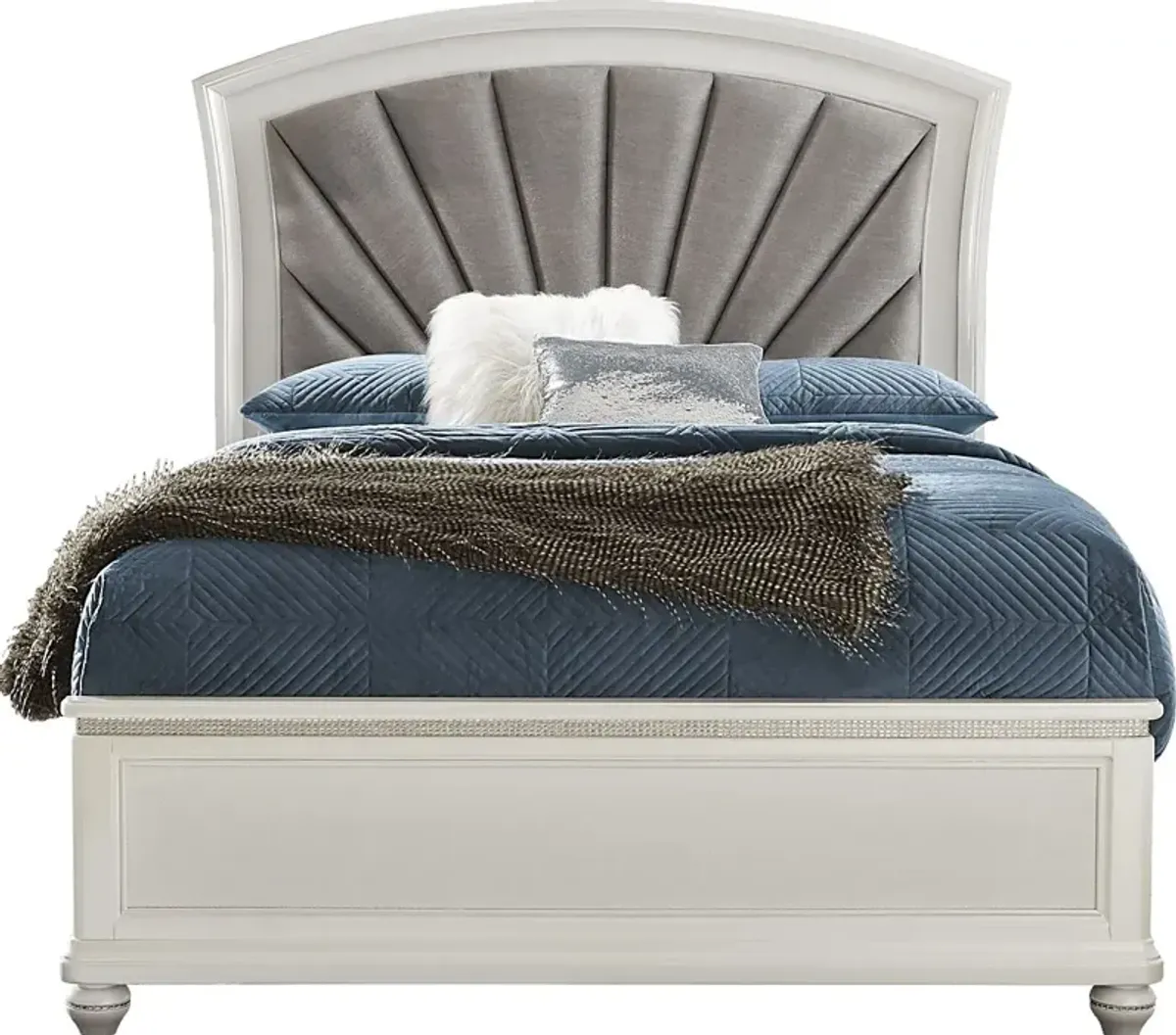 Starlet Lane White 3 Pc Queen Bed