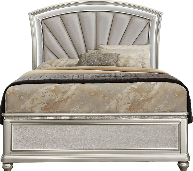 Starlet Lane Silver 3 Pc Queen Bed