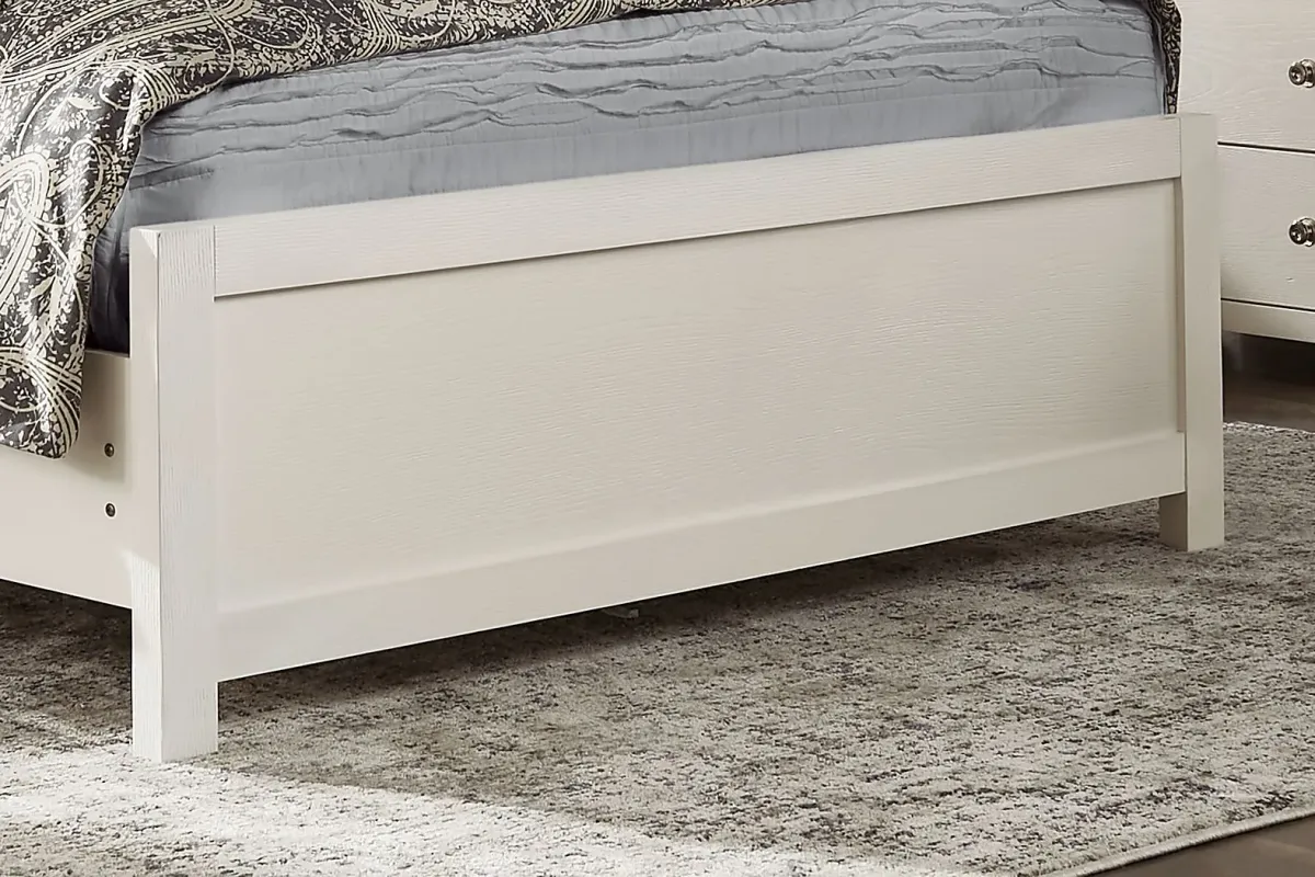 Barringer Place White 3 Pc Queen Panel Bed