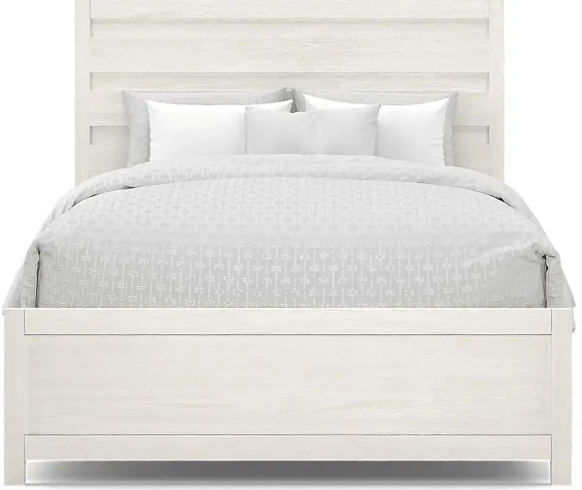 Barringer Place White 3 Pc Queen Panel Bed