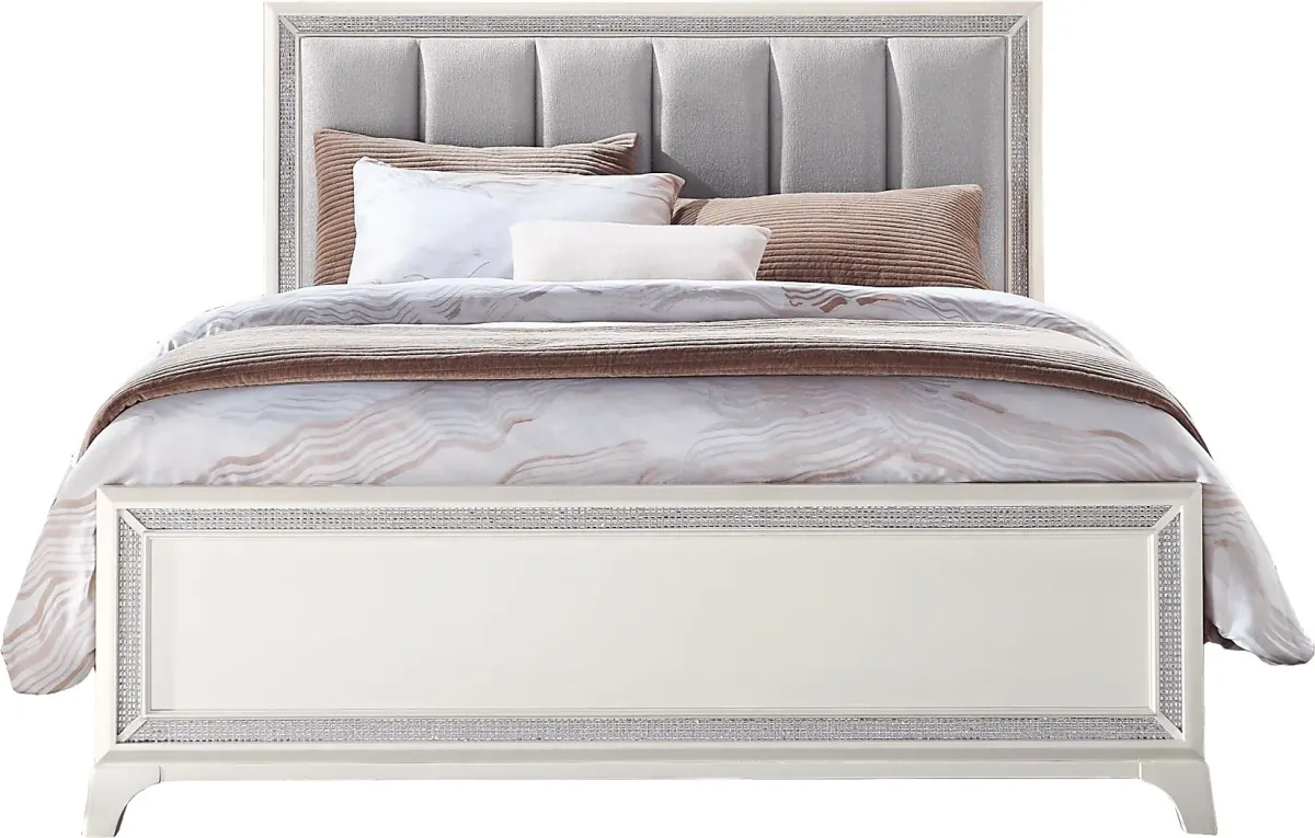 Avery White 3 Pc Queen Bed