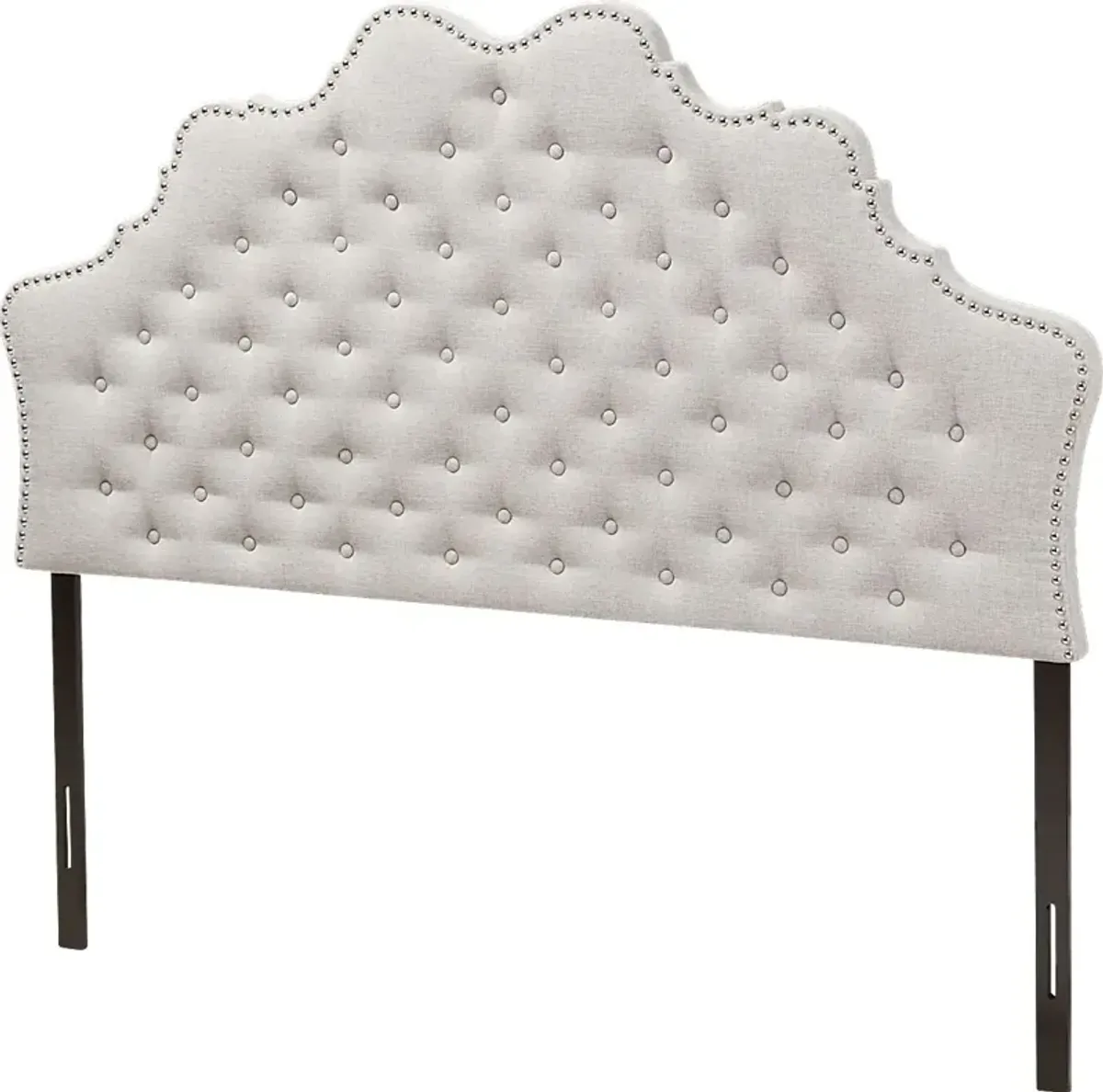 Conagra Gray Queen Upholstered Headboard