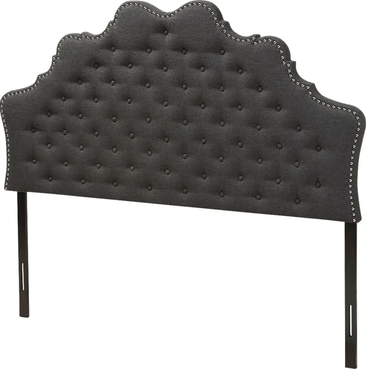 Conagra Charcoal Queen Upholstered Headboard