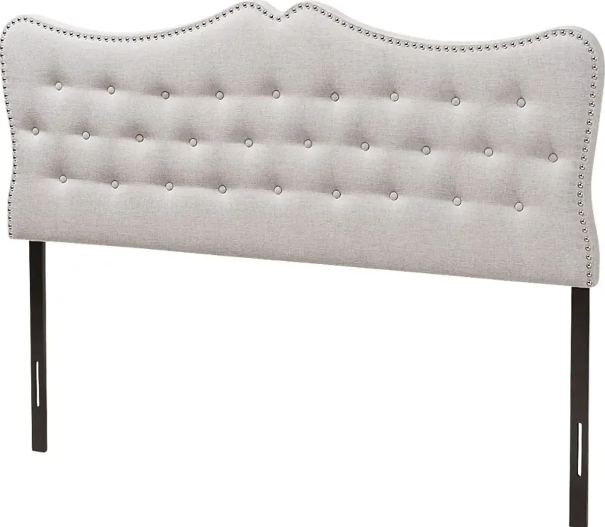 Glenvale Gray Queen Upholstered Headboard