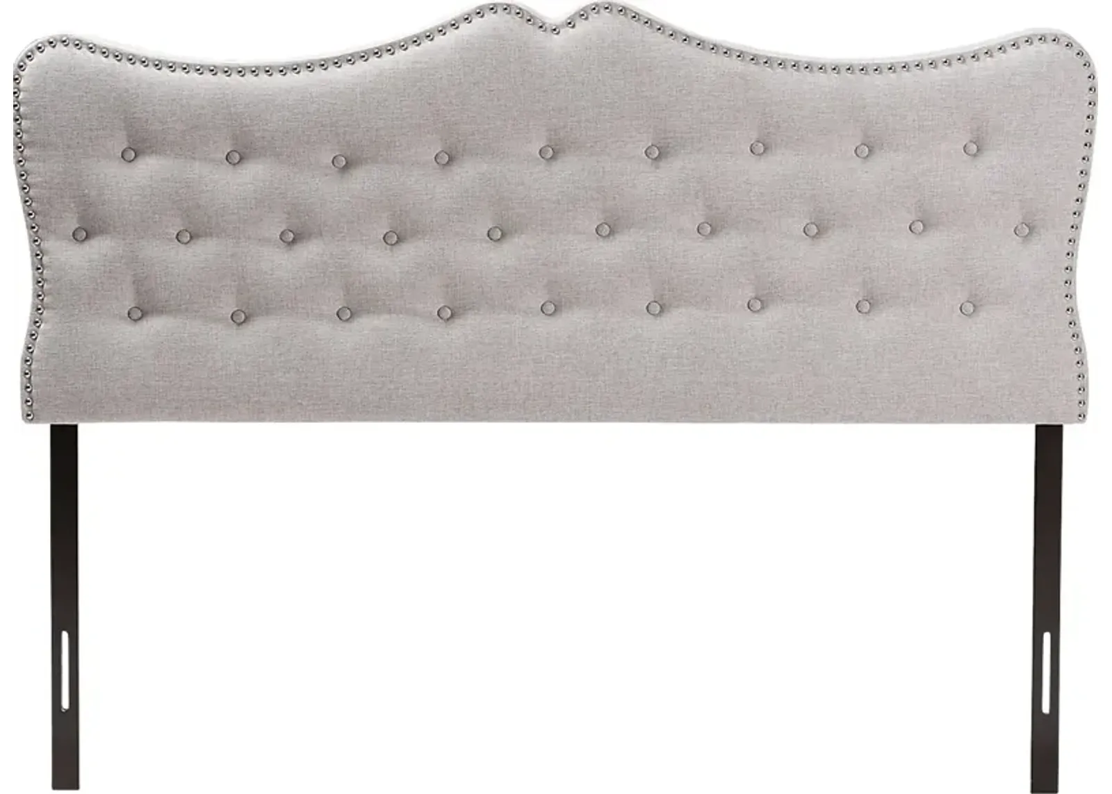 Glenvale Gray Queen Upholstered Headboard