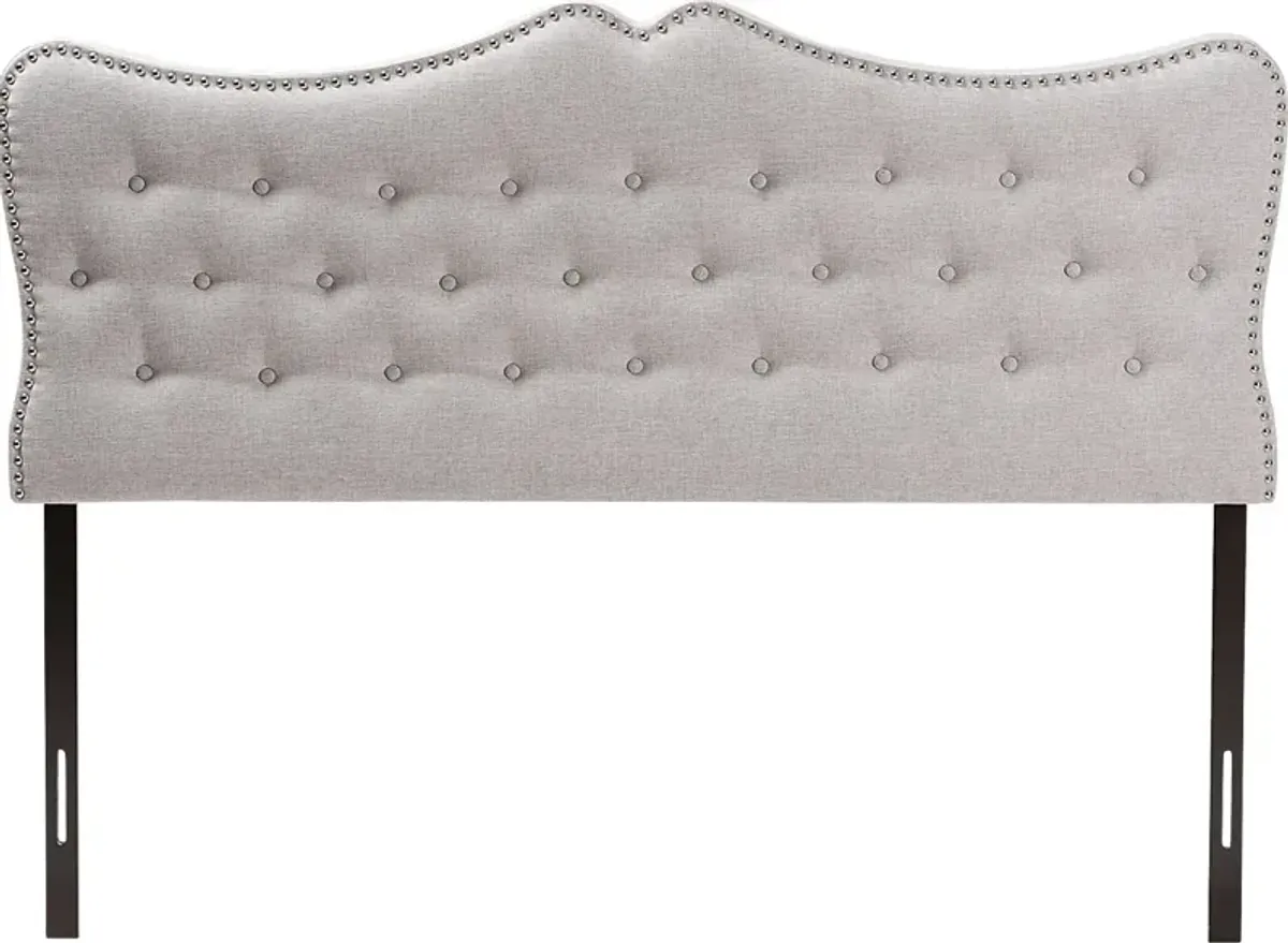 Glenvale Gray Queen Upholstered Headboard