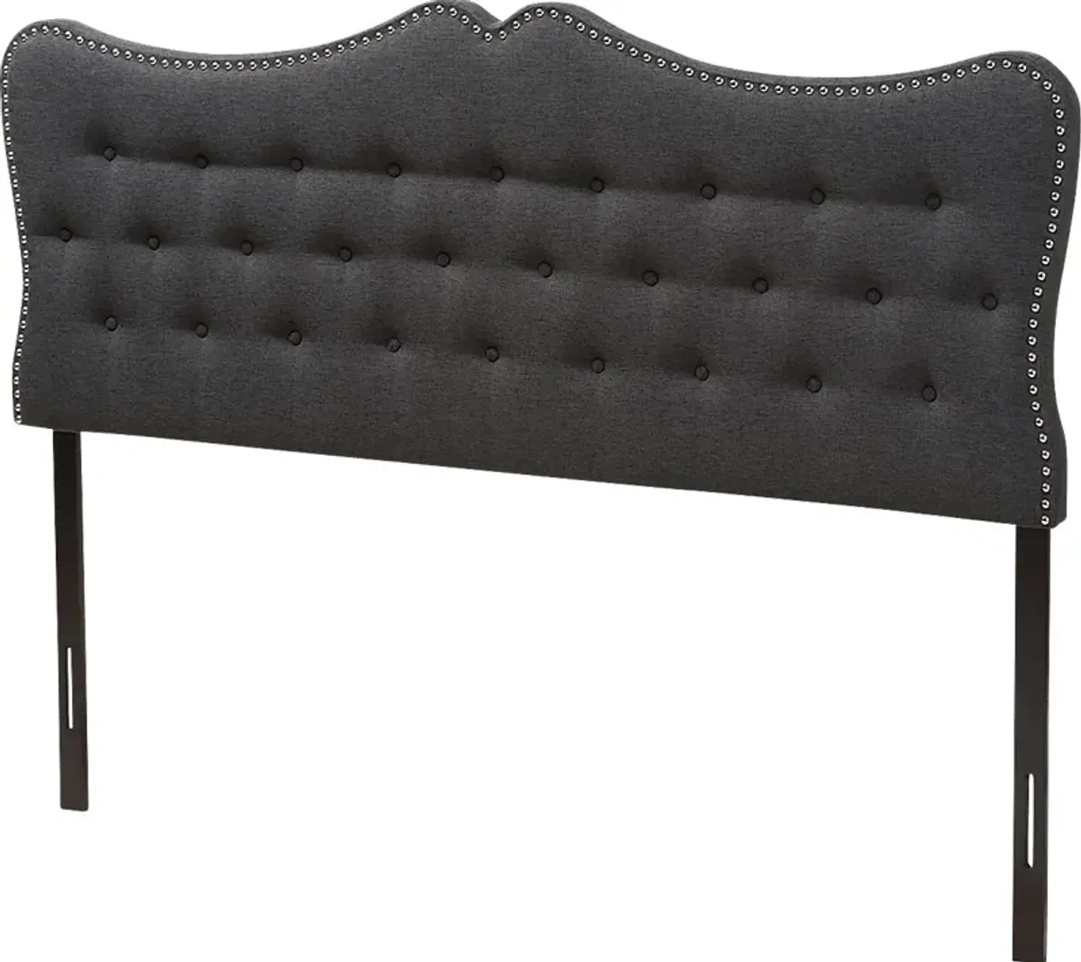 Glenvale Charcoal Queen Upholstered Headboard