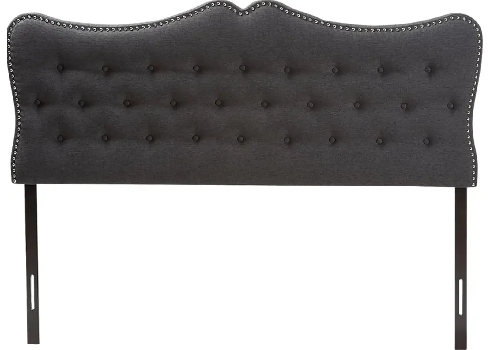 Glenvale Charcoal Queen Upholstered Headboard