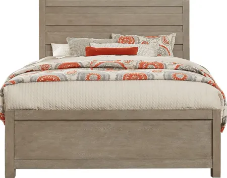 Barringer Place Gray 3 Pc Queen Panel Bed
