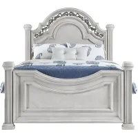 Gallagher Avenue White Queen Panel Bed