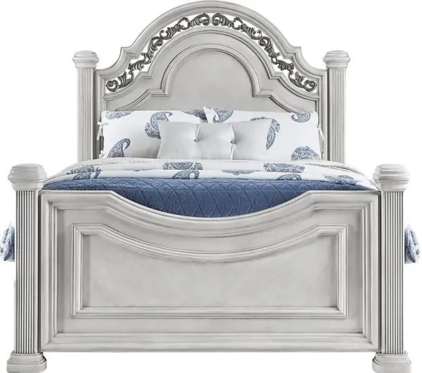 Gallagher Avenue White 3 Pc Queen Panel Bed