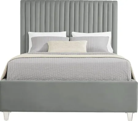 Zada Gray 3 Pc Queen Upholstered Bed