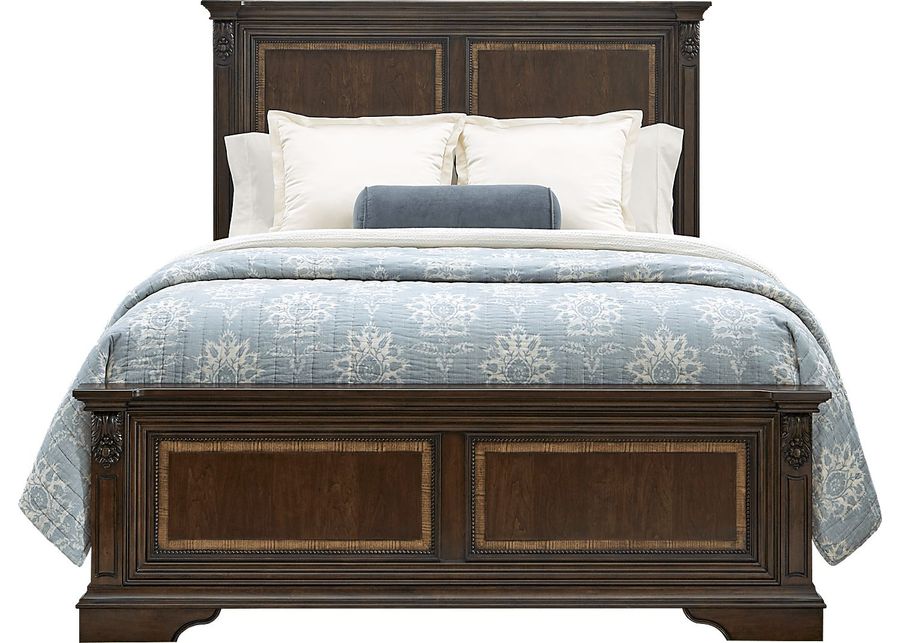 Fuller Brown Cherry 3 Pc Queen Panel Bed