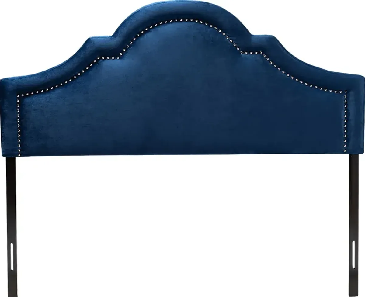 Rusling Navy Queen Headboard