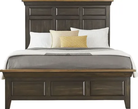 Lake View Brown 3 Pc Queen Bed