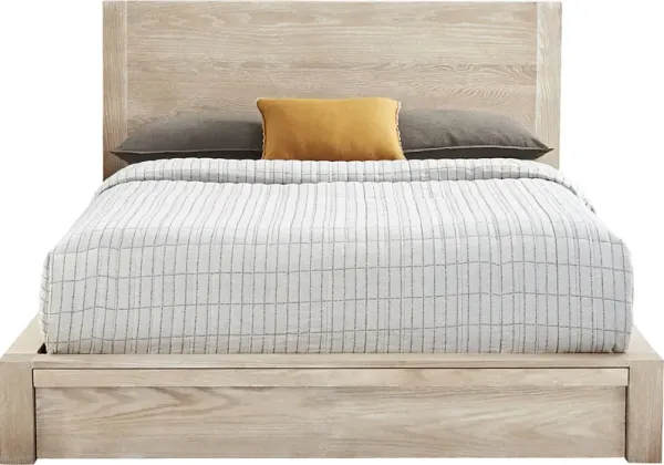 Easton Park Natural 3 Pc Queen Panel Bed