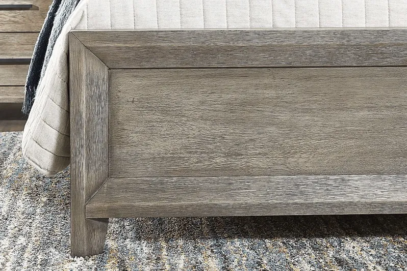 Dayton Place Gray 3 Pc Queen Bed