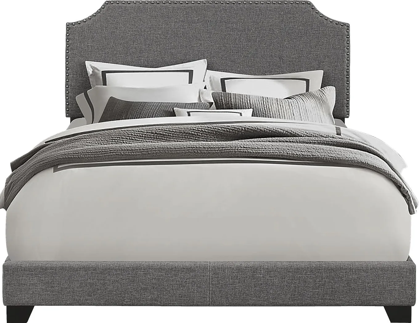Miriam Stone King Upholstered Bed