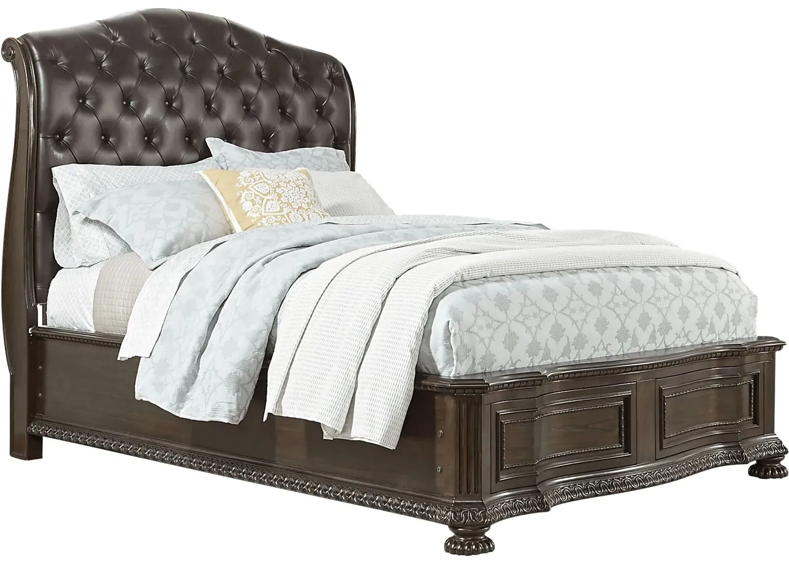 Whittington Cherry 3 Pc King Sleigh Bed