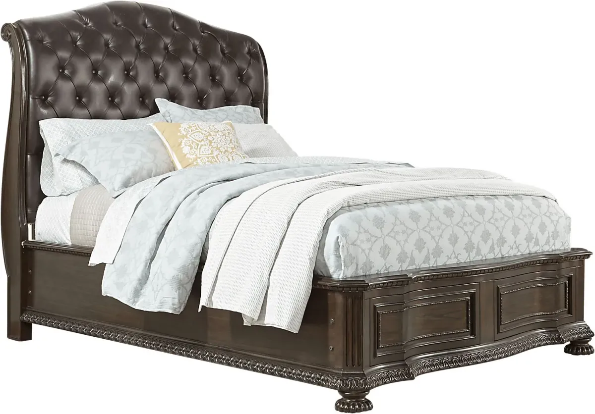 Whittington Cherry 3 Pc King Sleigh Bed