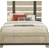 City Mill Sandstone 3 Pc King Panel Bed