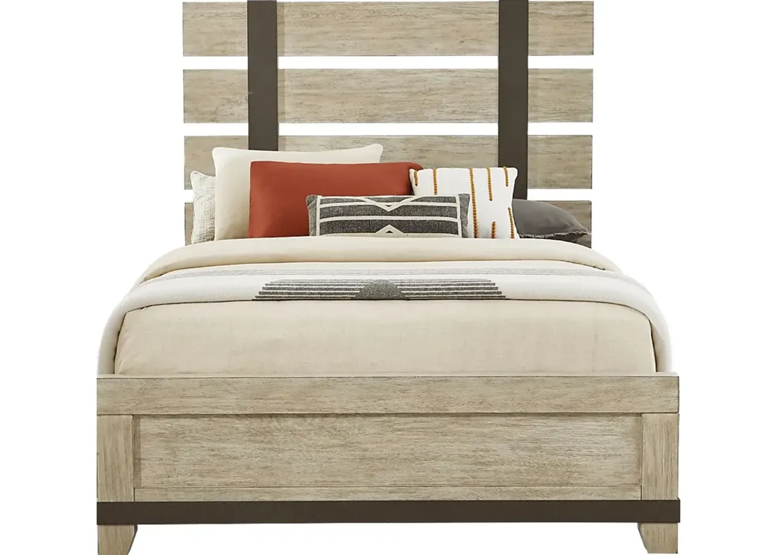 City Mill Sandstone 3 Pc King Panel Bed