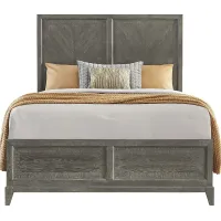 Kailey Park Charcoal 3 Pc King Panel Bed