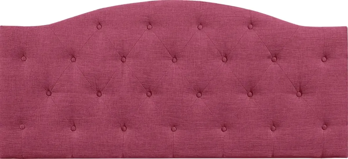 Barnsdale Pink King Upholstered Headboard