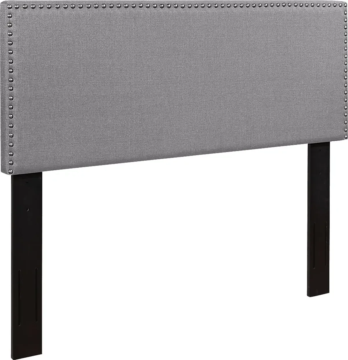 Charnwood Gray King Upholstered Headboard