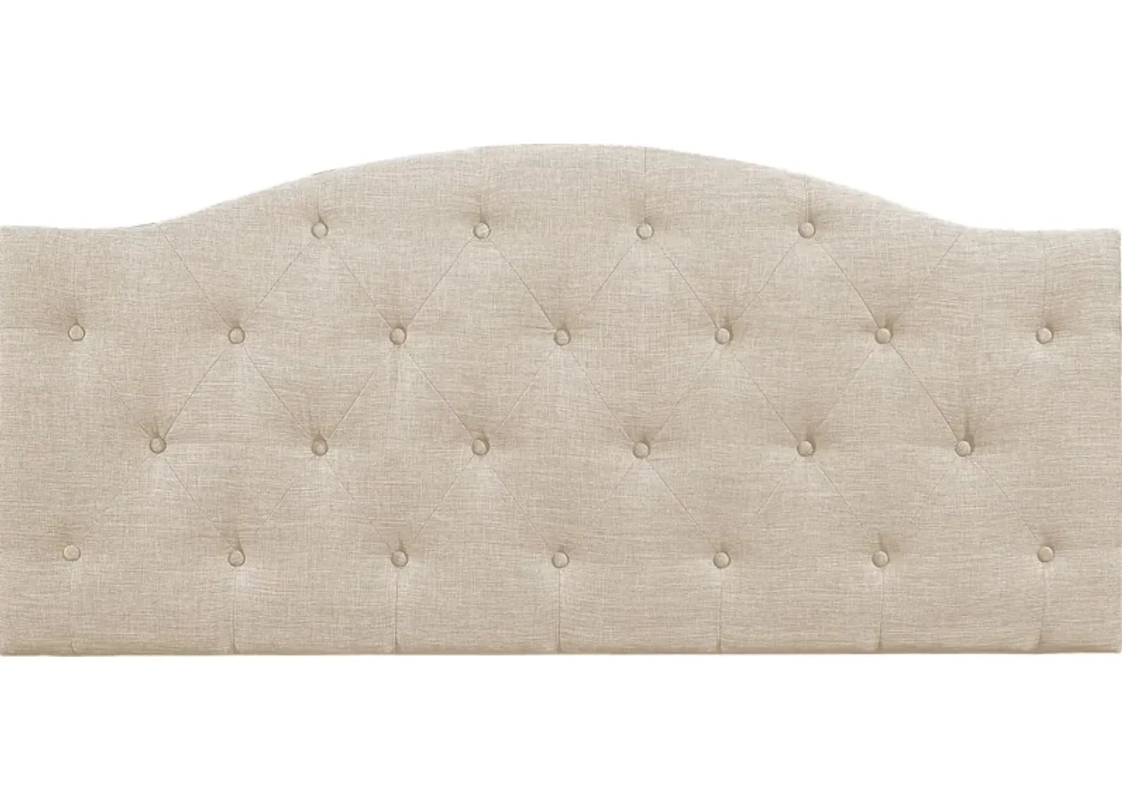 Barnsdale Beige King Upholstered Headboard