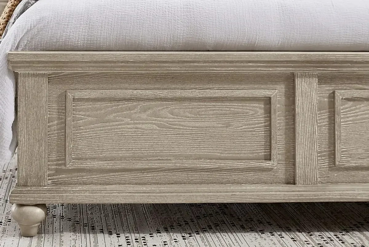 Ridgefield Natural 3 Pc King Panel Bed