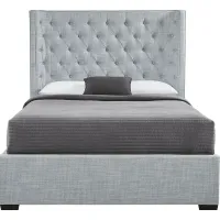Harlow Hill Seafoam 3 Pc King Upholstered Bed
