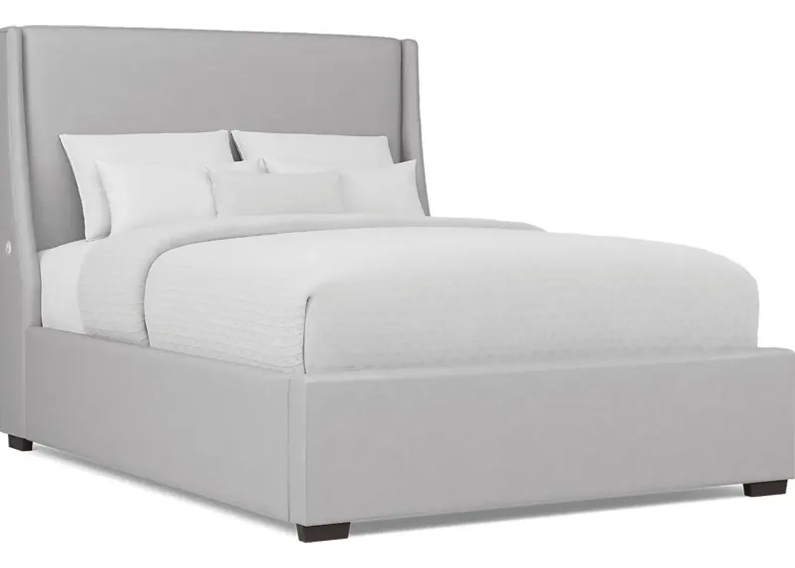 Beaufoy Gray 3 Pc King Upholstered Bed