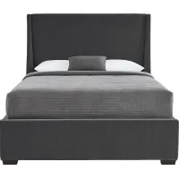 Beaufoy Graphite 3 Pc King Upholstered Bed