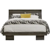 River Street Graphite 3 Pc King Scoop Bed
