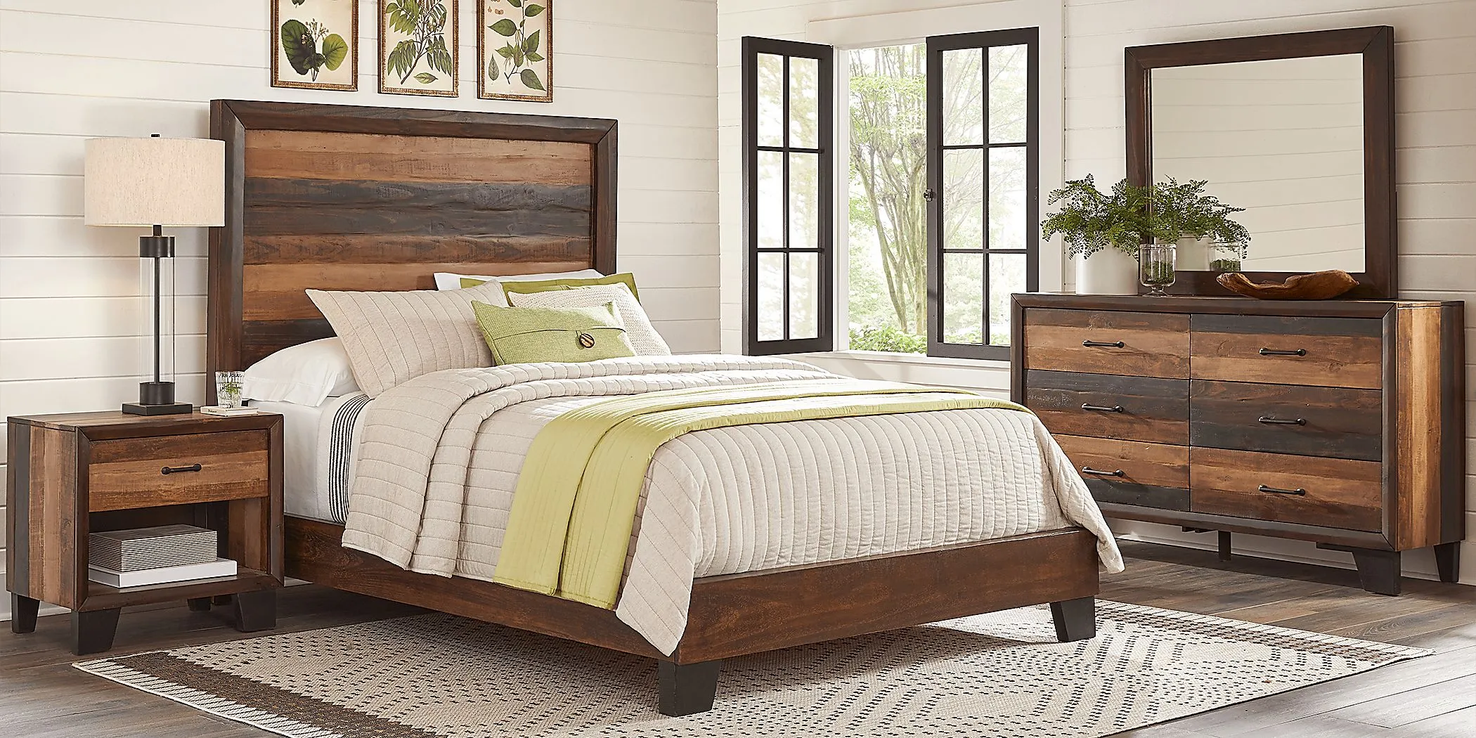 Austin Lane Natural 3 Pc King Bedroom