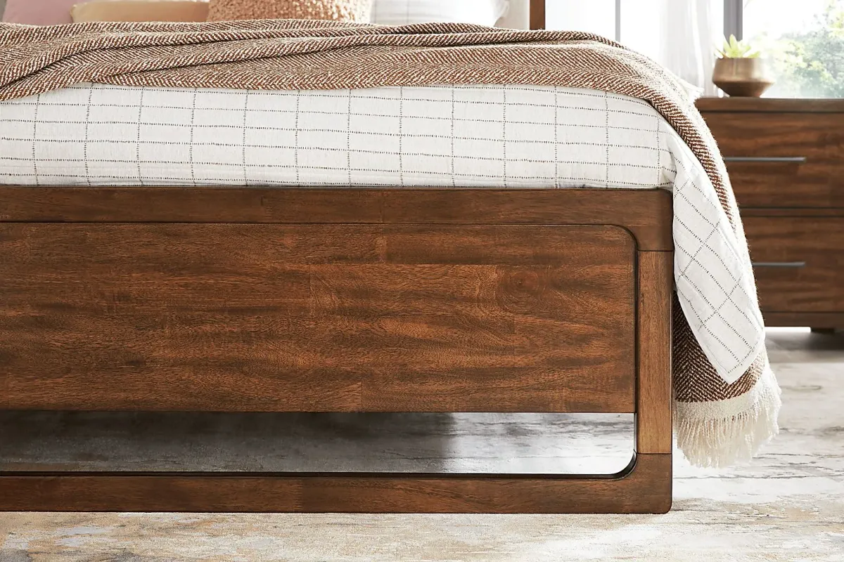 Surrey Ellis Caramel 3 Pc King Upholstered Bed