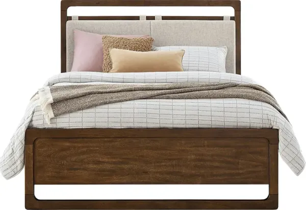 Surrey Ellis Caramel 3 Pc King Upholstered Bed