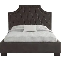 Kerrisdale Brown 3 Pc Upholstered King Bed