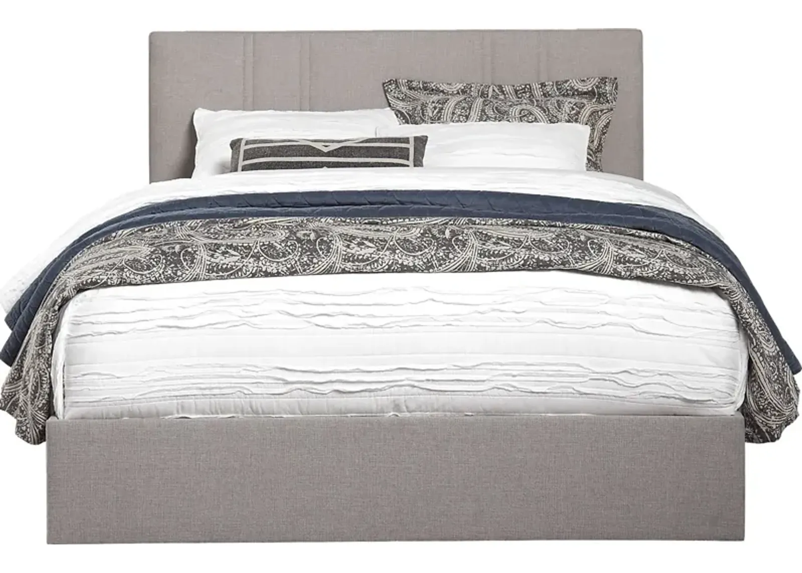 Aubrielle Sand 3 Pc King Upholstered Bed