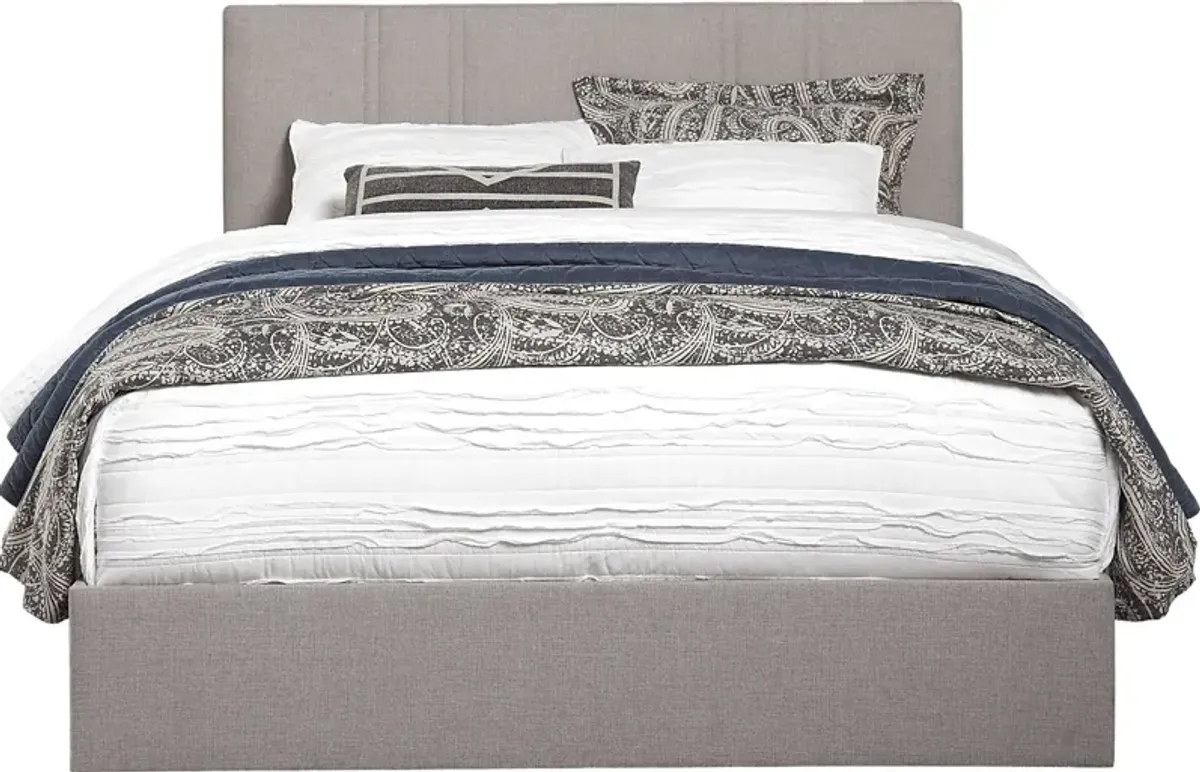 Aubrielle Sand 3 Pc King Upholstered Bed