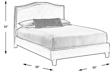 Belfield Brown 3 Pc King Bed