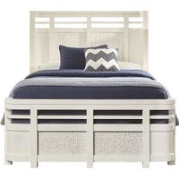 Golden Isles White 3 Pc King Panel Bed