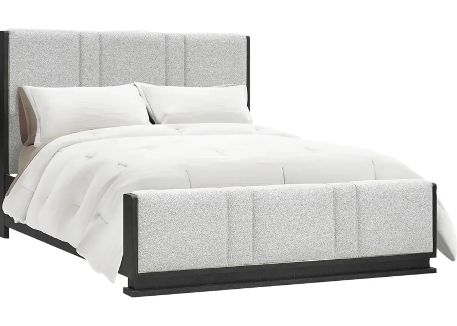 Wilshire Gray 3 Pc King Upholstered Bed